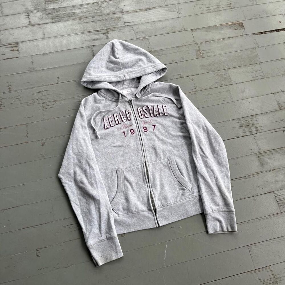 Aeropostale Streetwear Y2K Zip Up Hoodie